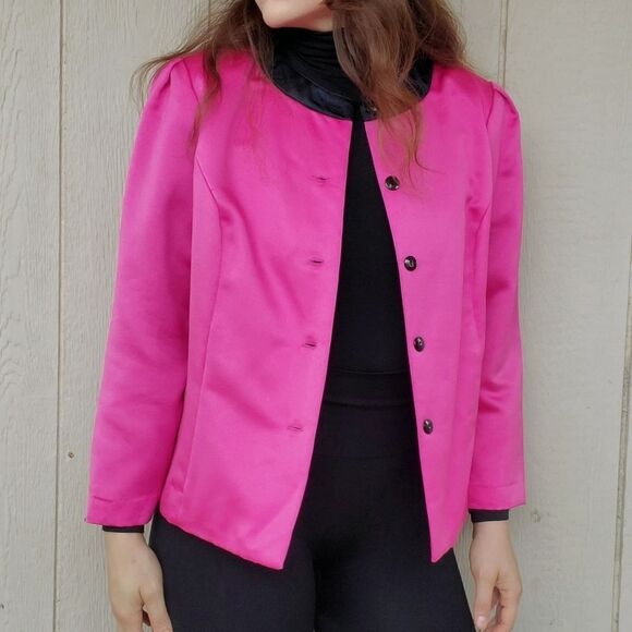 AMY ADAMS Pink button down jacket - Picture 9 of 11